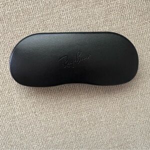 Ray-Ban Black Hard Glass Case for Eyeglasses or Sunglasses